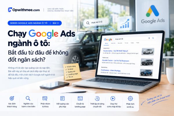 Google ads nganh o to bat dau tu dau